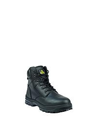 schwarze Lederarbeitsstiefel von Amblers Safety