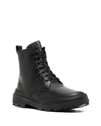 schwarze Lederarbeitsstiefel von Camper