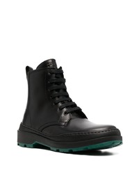 schwarze Lederarbeitsstiefel von Camper