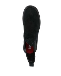 schwarze Lederarbeitsstiefel von Camper