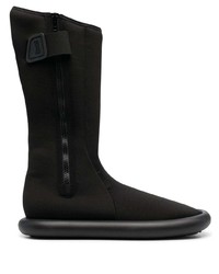 schwarze Lederarbeitsstiefel von Camper