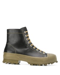 schwarze Lederarbeitsstiefel von CamperLab