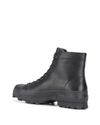 schwarze Lederarbeitsstiefel von CamperLab