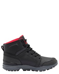 schwarze Lederarbeitsstiefel von DC Shoes