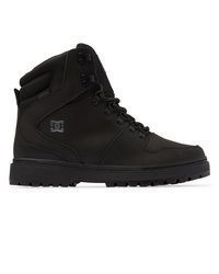 schwarze Lederarbeitsstiefel von DC Shoes