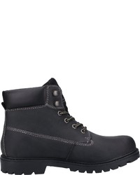 schwarze Lederarbeitsstiefel von Dockers by Gerli