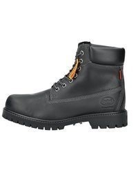 schwarze Lederarbeitsstiefel von Dockers by Gerli