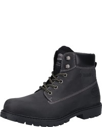 schwarze Lederarbeitsstiefel von Dockers by Gerli