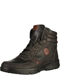 schwarze Lederarbeitsstiefel von Jomos