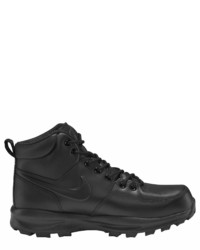 schwarze Lederarbeitsstiefel von Nike Sportswear