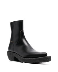 schwarze Lederarbeitsstiefel von CamperLab