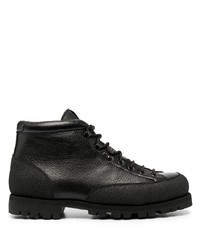 schwarze Lederarbeitsstiefel von Paraboot