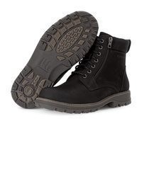 schwarze Lederarbeitsstiefel von Pius Gabor