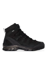 schwarze Lederarbeitsstiefel von Salomon S/Lab