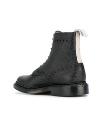 schwarze Lederformelle stiefel von Neighborhood