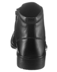 schwarze Lederformelle stiefel von PETROLIO
