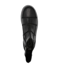 schwarze Lederfreizeitstiefel von Eckhaus Latta