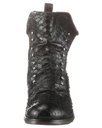 schwarze Lederfreizeitstiefel von A.S.98