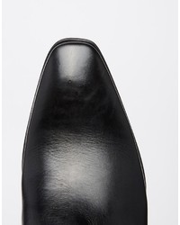 schwarze Lederfreizeitstiefel von Base London