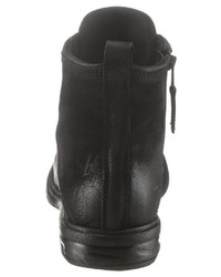 schwarze Lederfreizeitstiefel von BRUNO BANANI