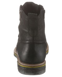 schwarze Lederfreizeitstiefel von BRUNO BANANI