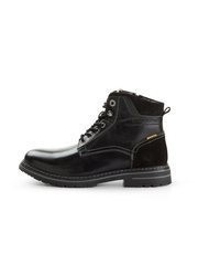 schwarze Lederfreizeitstiefel von camel active