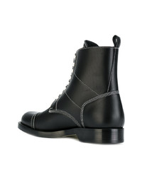 schwarze Lederfreizeitstiefel von Loewe