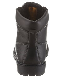 schwarze Lederfreizeitstiefel von Dockers by Gerli