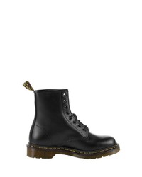 schwarze Lederfreizeitstiefel von Dr. Martens