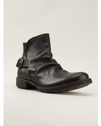 schwarze Lederfreizeitstiefel von Fiorentini+Baker