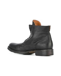 schwarze Lederfreizeitstiefel von Fiorentini+Baker