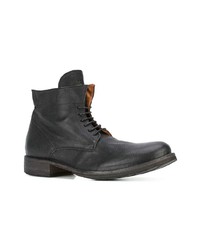 schwarze Lederfreizeitstiefel von Fiorentini+Baker