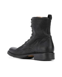 schwarze Lederfreizeitstiefel von Fiorentini+Baker