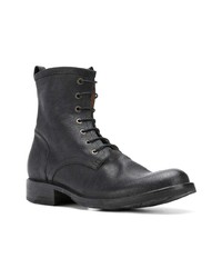 schwarze Lederfreizeitstiefel von Fiorentini+Baker