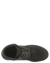 schwarze Lederfreizeitstiefel von Jack & Jones