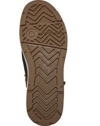 schwarze Lederfreizeitstiefel von K1x