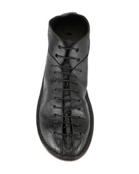 schwarze Lederfreizeitstiefel von Marsèll