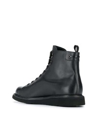 schwarze Lederfreizeitstiefel von Car Shoe