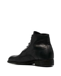 schwarze Lederfreizeitstiefel von Guidi