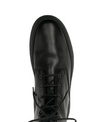 schwarze Lederfreizeitstiefel von Tod's