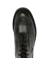 schwarze Lederfreizeitstiefel von Tricker's