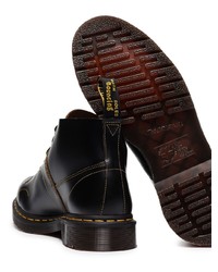 schwarze Lederfreizeitstiefel von Dr. Martens