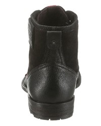 schwarze Lederfreizeitstiefel von Levi's