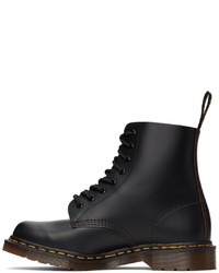 schwarze Lederfreizeitstiefel von Dr. Martens