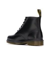 schwarze Lederfreizeitstiefel von Dr. Martens