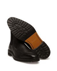 schwarze Lederfreizeitstiefel von Bally