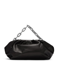 schwarze Lederhandtasche von MARQUES ALMEIDA