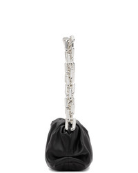 schwarze Lederhandtasche von Bottega Veneta