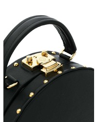 schwarze Lederhandtasche von Luis Negri