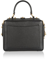 schwarze Lederhandtasche von Dolce & Gabbana